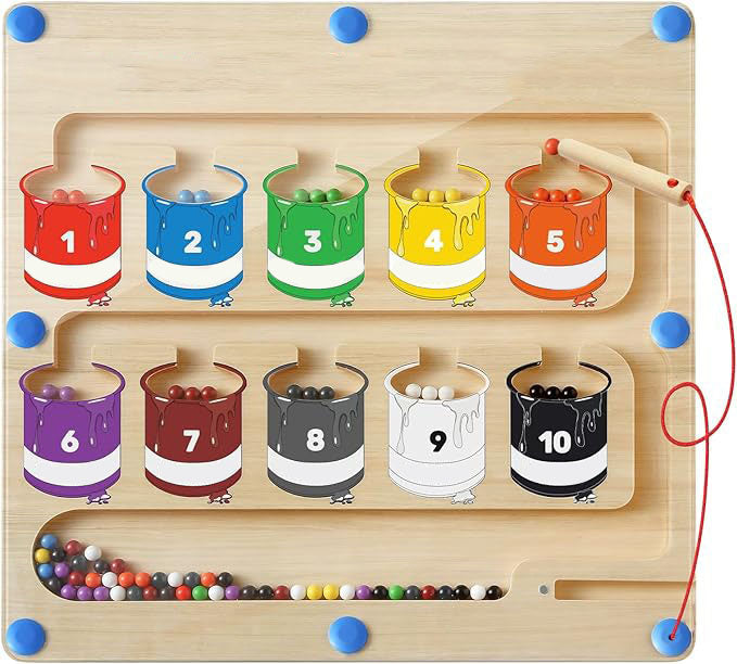 MagicLab™ – Jeu Éducatif Montessori | Labyrinthe Magnétique pour Enfants