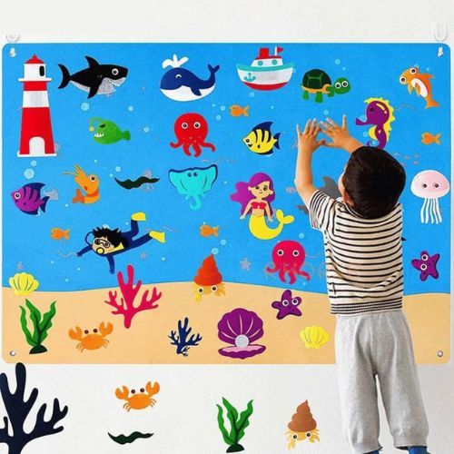 Monde en Feutrine™ - Le Tableau Créatif et Éducatif