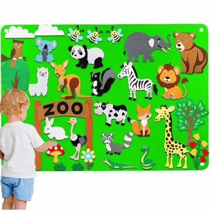 Monde en Feutrine™ - Le Tableau Créatif et Éducatif