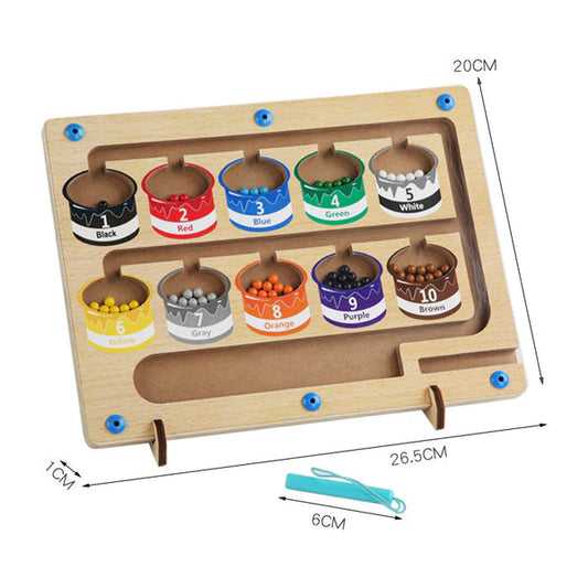 MagicLab™ – Jeu Éducatif Montessori | Labyrinthe Magnétique pour Enfants