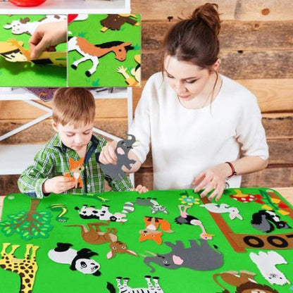 Monde en Feutrine™ - Le Tableau Créatif et Éducatif
