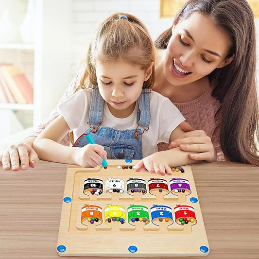 MagicLab™ – Jeu Éducatif Montessori | Labyrinthe Magnétique pour Enfants
