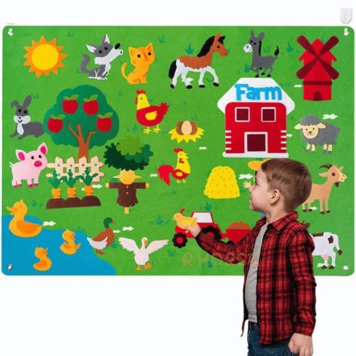 Monde en Feutrine™ - Le Tableau Créatif et Éducatif