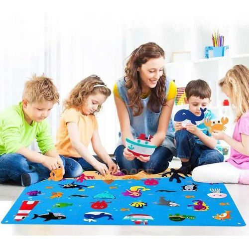 Monde en Feutrine™ - Le Tableau Créatif et Éducatif