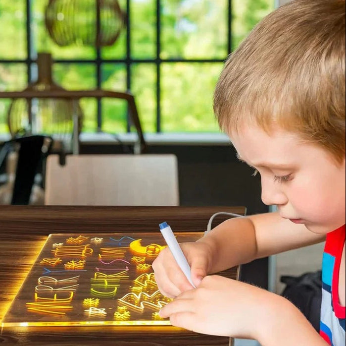 Tablette LED Lumineuse™ – Le Cadeau Idéal pour Éveiller la Créativité !